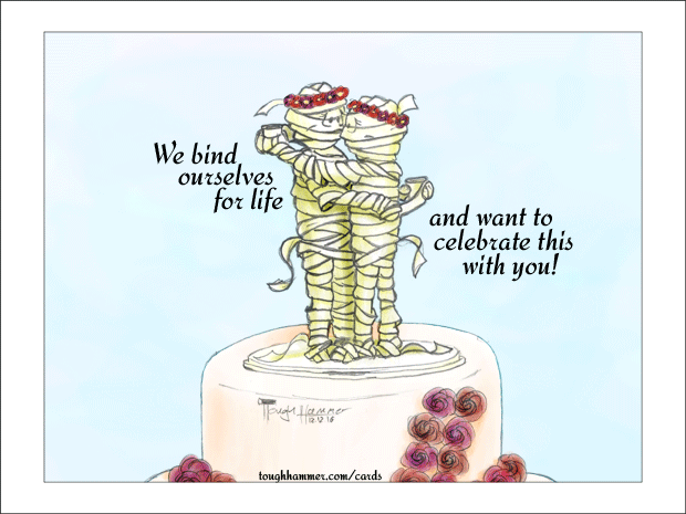 We are binding ourselves for life and want to celebrate this with you!