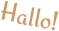 Hallo!